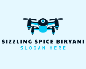 Blue Drone Surveillance logo design