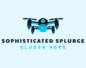 Blue Drone Surveillance logo design