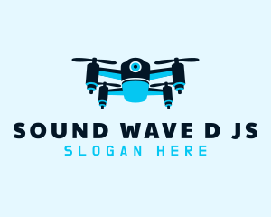 Blue Drone Surveillance logo design