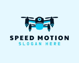 Blue Drone Surveillance logo design