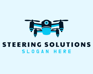 Blue Drone Surveillance logo design