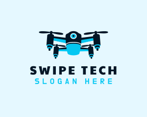 Blue Drone Surveillance logo design