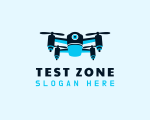 Blue Drone Surveillance logo design