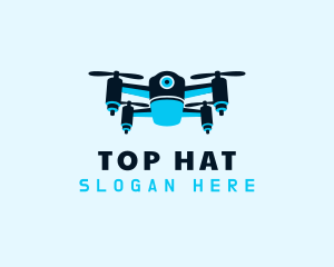 Blue Drone Surveillance logo design