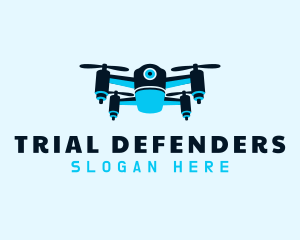 Blue Drone Surveillance logo design