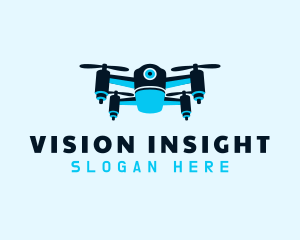 Blue Drone Surveillance logo design