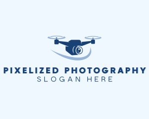 Camera Drone Copter logo design