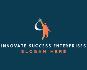 Human Achievement Success logo design