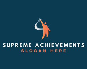 Human Achievement Success logo design