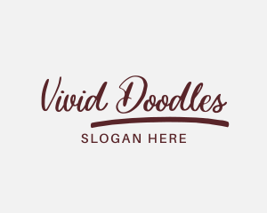 Cursive Elegant Wordmark logo design