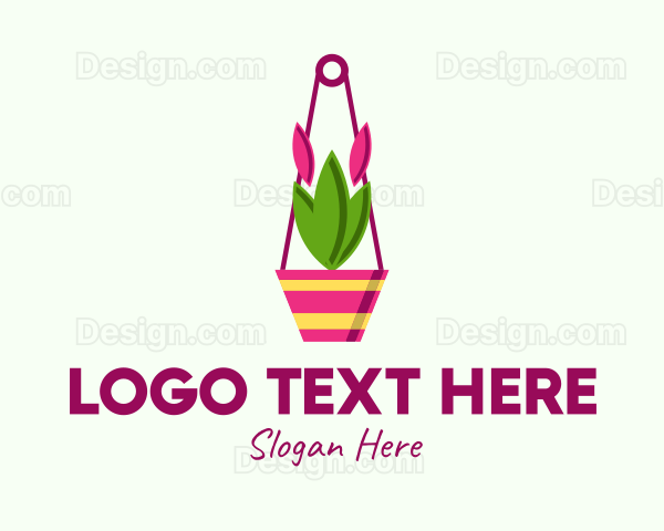 Hanging Plant Pot Logo