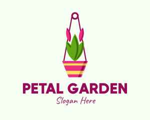 Hanging Plant Pot  logo design