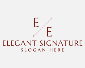 Elegant Fashion Segment logo design