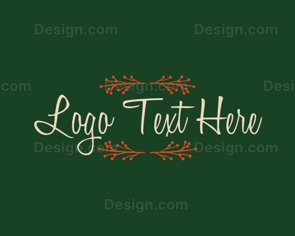 Christmas Holiday Celebration Logo