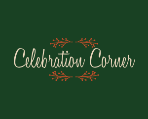 Christmas Holiday Celebration logo design