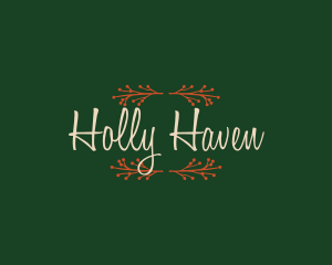 Christmas Holiday Celebration logo design