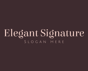 Elegant Feminine Business logo design