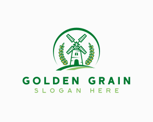 Wheat Flour Mill logo design