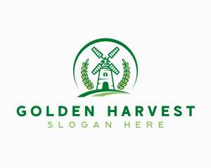 Wheat Flour Mill logo design