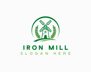 Wheat Flour Mill logo design