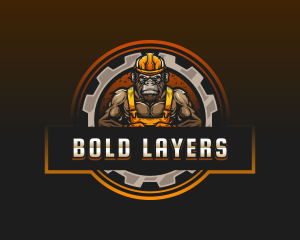 Gorilla Contractor Builder logo design