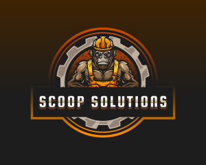 Gorilla Contractor Builder logo design