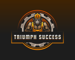 Gorilla Contractor Builder logo design