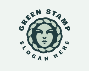 Green Regal Goddess logo design