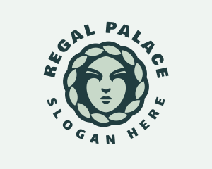 Green Regal Goddess logo design