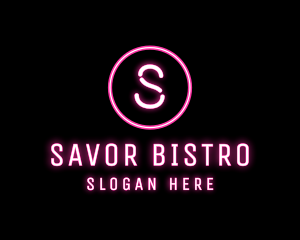 Neon Club Bistro Pub logo design