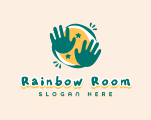 Artistic Children Hands logo