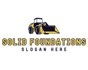 Loader Construction Machinery Logo