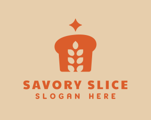 Orange Wheat Bread logo design