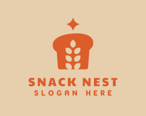 Orange Wheat Bread logo design