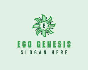 Botanical Eco Gardening logo design