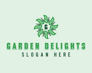 Botanical Eco Gardening logo design