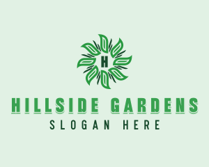 Botanical Eco Gardening logo design