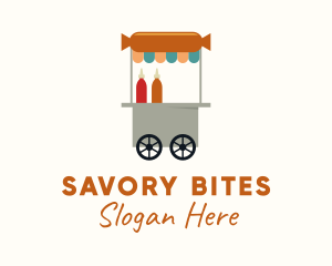 Sausage Food Cart logo design