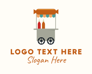 Food - Sausage Food Cart logo design