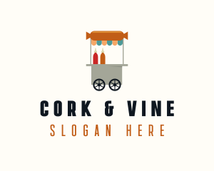 Sausage Food Cart logo design