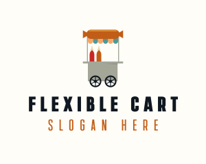 Sausage Food Cart logo design