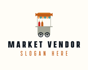 Sausage Food Cart logo design