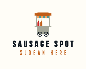 Sausage Food Cart logo design