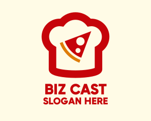 Pizza Slice Chef Hat logo