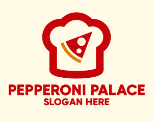 Pizza Slice Chef Hat logo