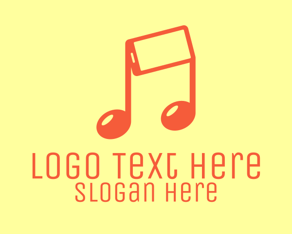 Musical Note logo example 2