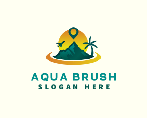 Island Vacation Travel logo design