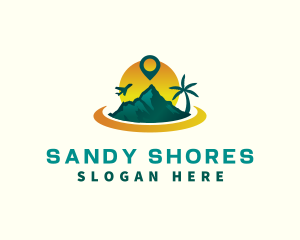 Island Vacation Travel logo design