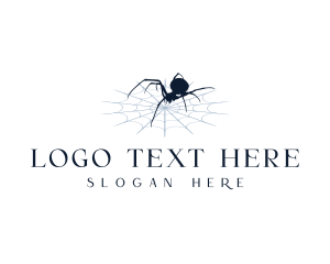 Spider Arachnid Cobweb logo