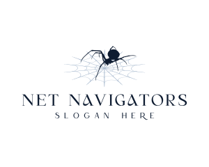 Spider Arachnid Cobweb logo